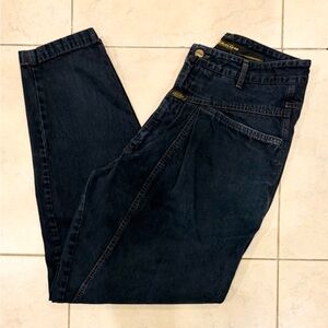 Classic Vintage Dark Blue Relaxed Fit Jeans
